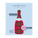 Beau Bottles - Beau Bottles Red and Green Christmas Tartan - Prosecco Collection by Beau Bottles at Confetti Gift and Party Tuscaloosa Alabama