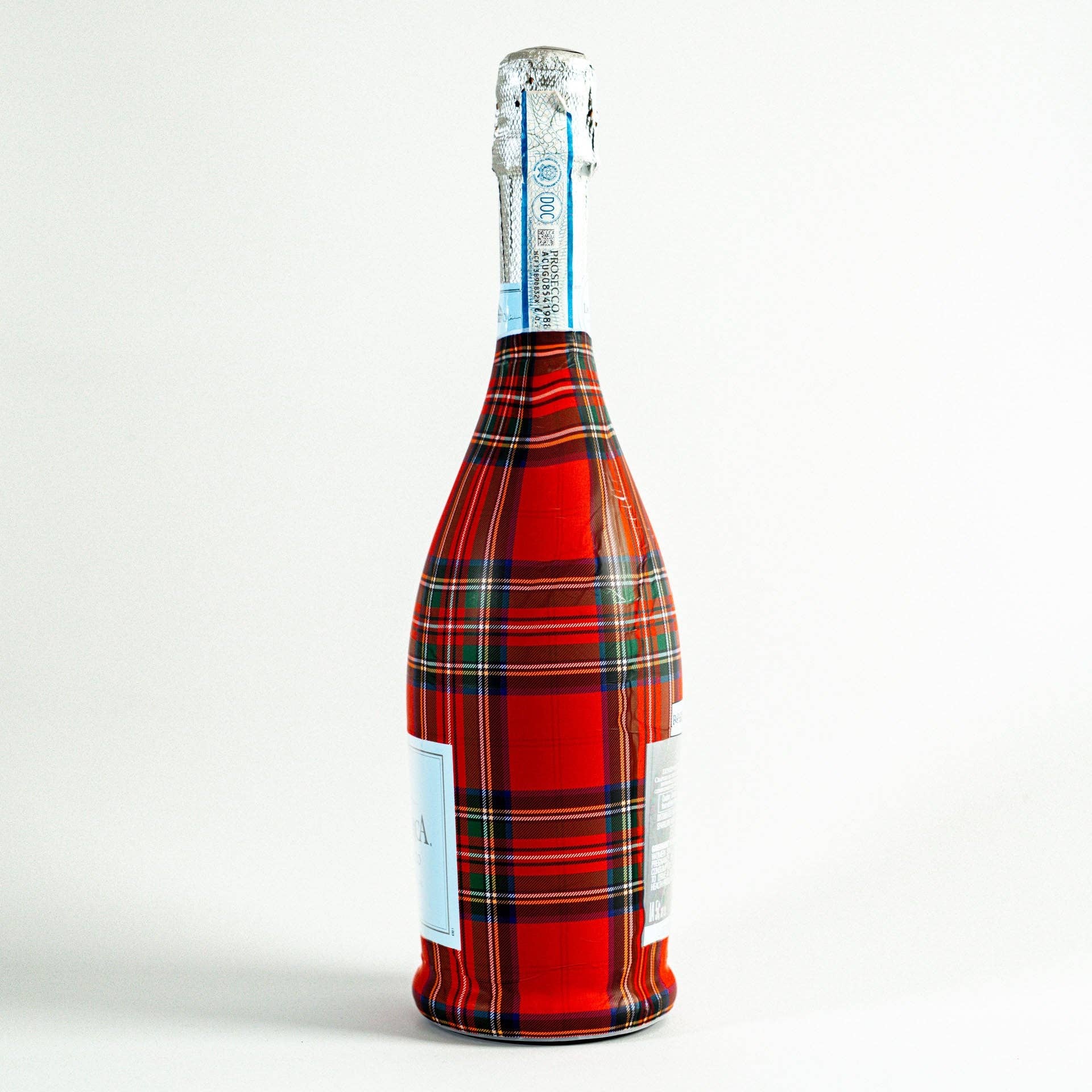 Beau Bottles - Beau Bottles Red and Green Christmas Tartan - Prosecco Collection by Beau Bottles at Confetti Gift and Party Tuscaloosa Alabama