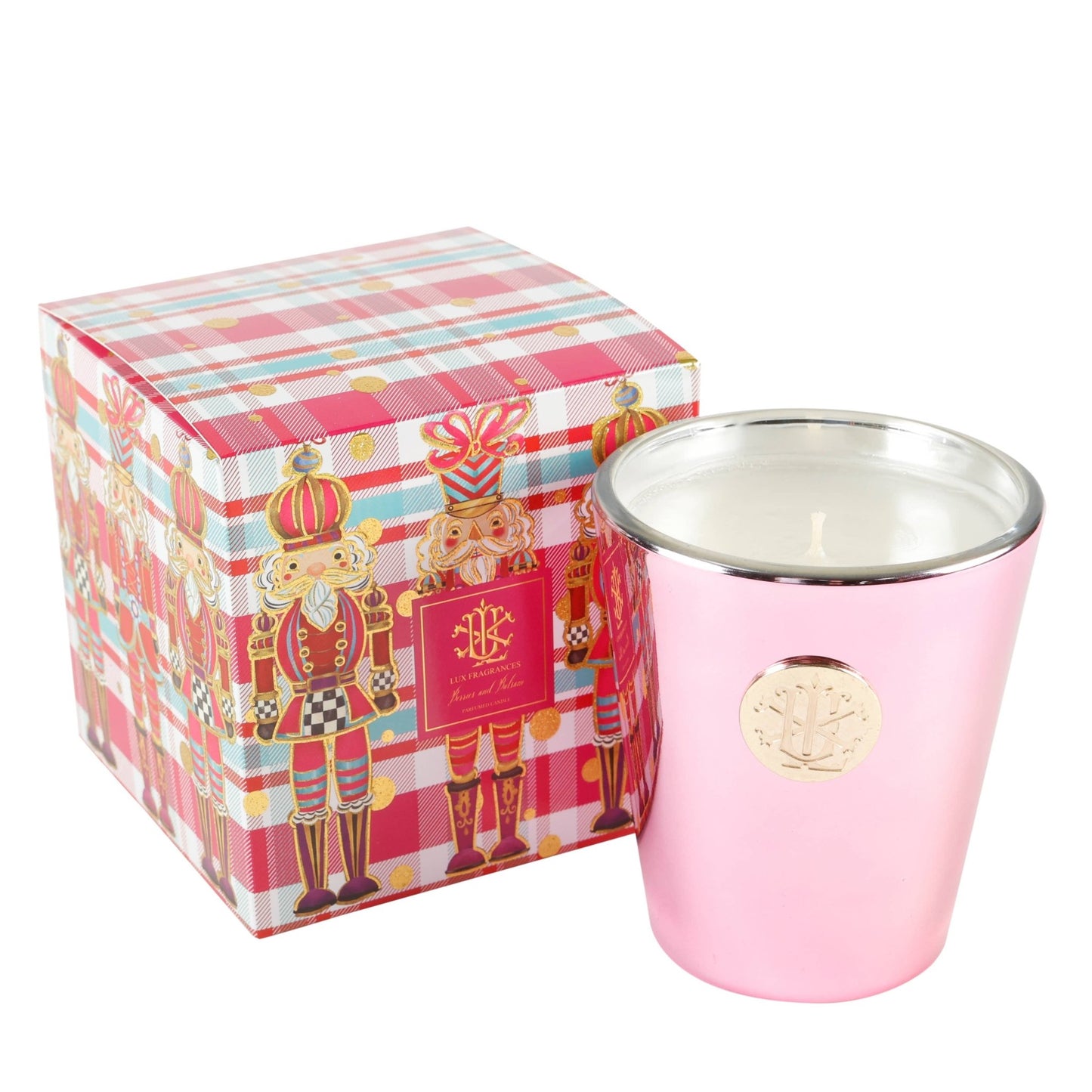 Berries and Balsam 8 oz Designer Box Candle by LUX FRAGRANCES at Confetti Gift and Party