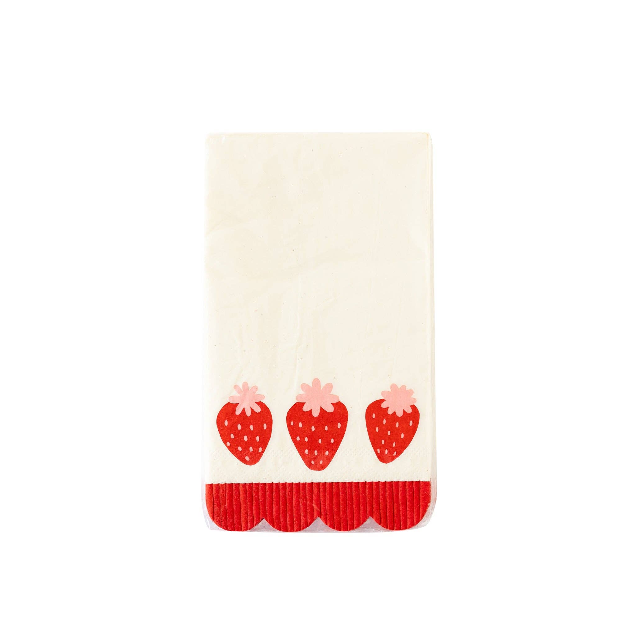 Berry Fringe Scallop Guest Towel by My Mind’s Eye at Confetti Gift and Party Tuscaloosa Alabama