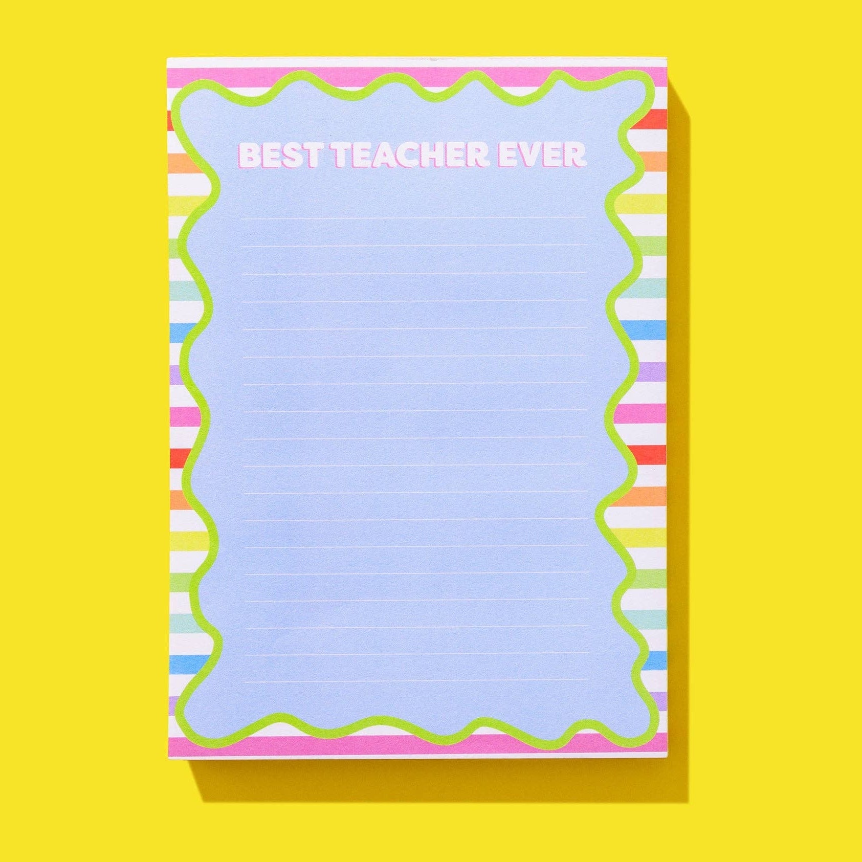 "Best Teacher Ever" Notepad by Taylor Elliott Designs at Confetti Gift and Party Tuscaloosa Alabama