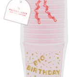 Big Birthday Energy Reusable Cups Set by Packed Party at Confetti Gift and Party Tuscaloosa Alabama
