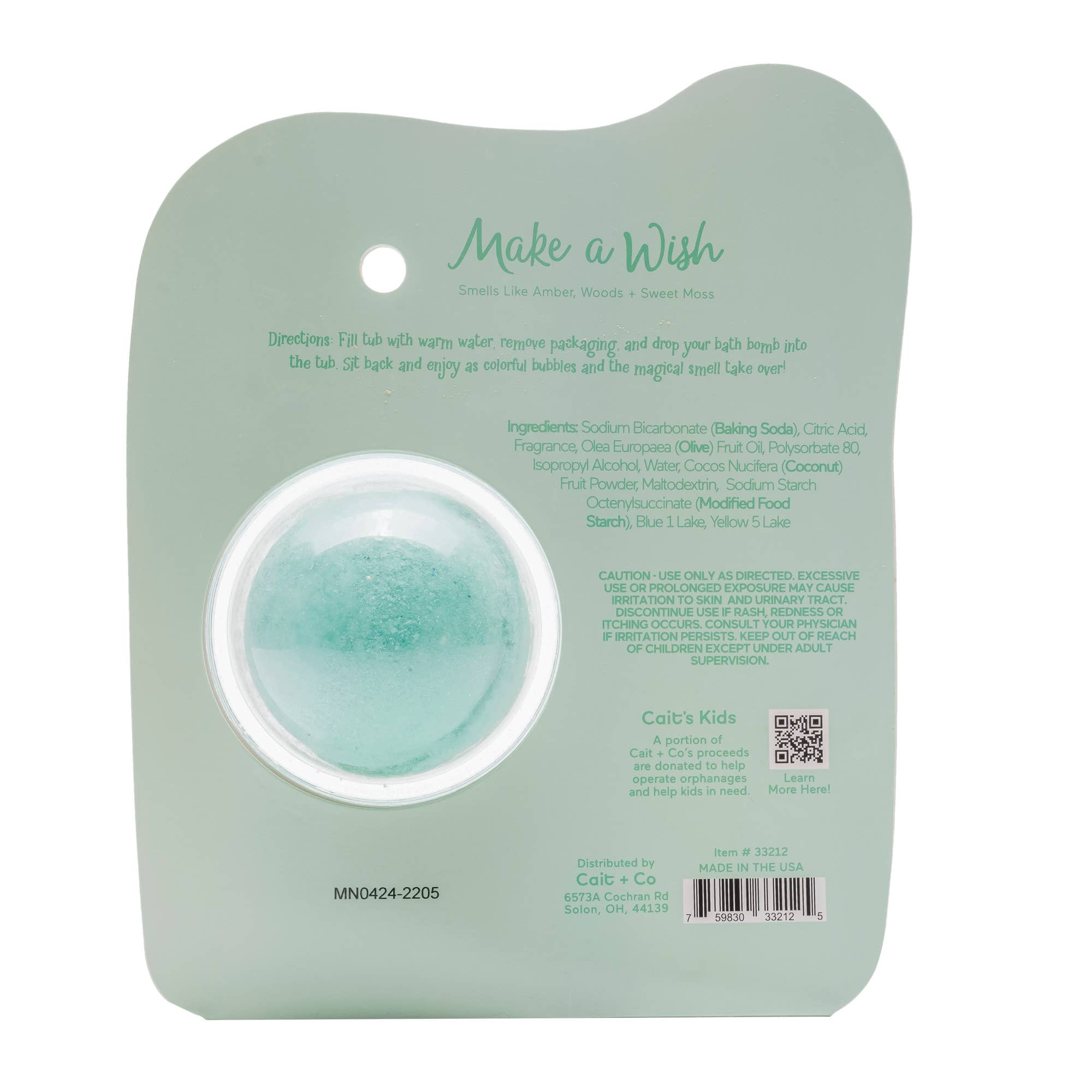 Birthday Cupcake Clamshell Bath Bomb - Make A Wish by Cait + Co at Confetti Gift and Party Tuscaloosa Alabama