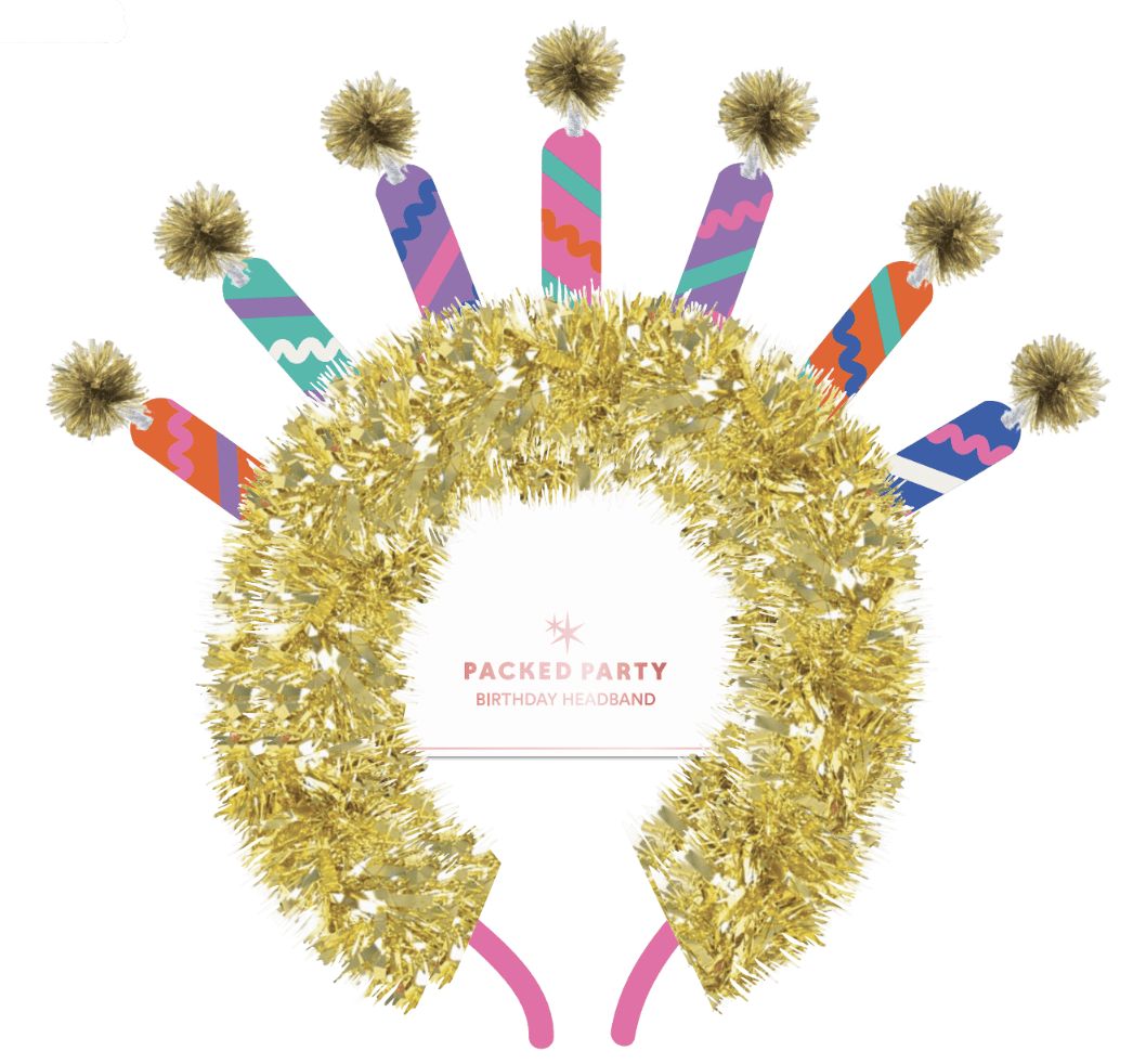 Birthday Wishes Birthday Candle Novelty Headband by Packed Party at Confetti Gift and Party Tuscaloosa Alabama
