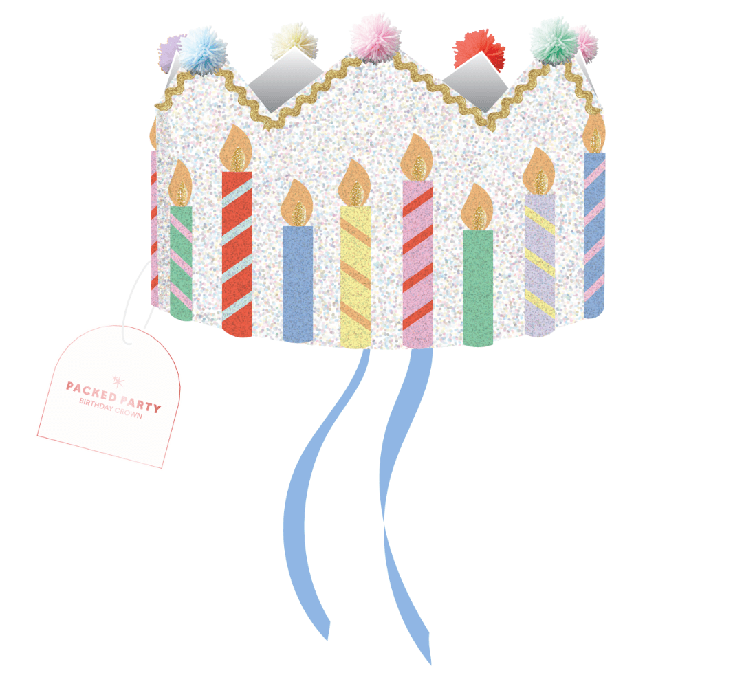 Birthday Wishes Reusable Birthday Crown by Packed Party at Confetti Gift and Party Tuscaloosa Alabama
