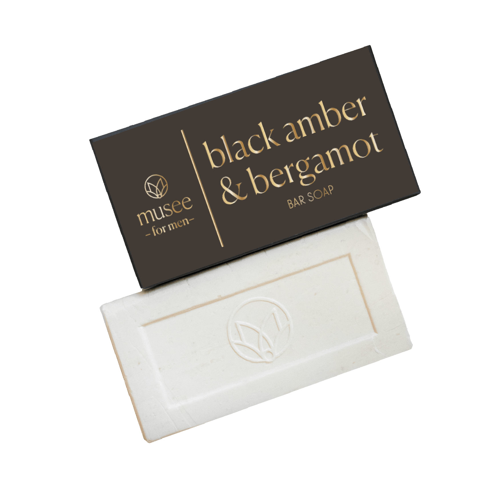 Black Amber & Bergamot Bar Soap by Musee at Confetti Gift and Party Tuscaloosa Alabama