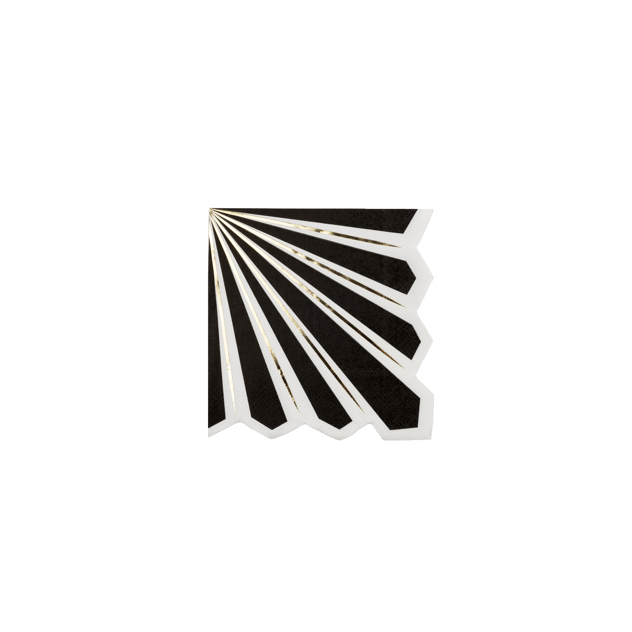 Black and Gold Foil Beverage Napkins by Gatherings by Curated Paperie at Confetti Gift and Party Tuscaloosa Alabama