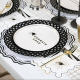 Black and White Fancy Paper Placemats by Gatherings by Curated Paperie at Confetti Gift and Party Tuscaloosa Alabama