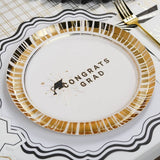 Black and White Fancy Paper Placemats by Gatherings by Curated Paperie at Confetti Gift and Party Tuscaloosa Alabama