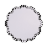 Black and White Fancy Paper Placemats by Gatherings by Curated Paperie at Confetti Gift and Party Tuscaloosa Alabama