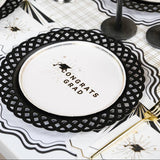 Black Basketweave Paper Dinner Plates by Gatherings by Curated Paperie at Confetti Gift and Party Tuscaloosa Alabama