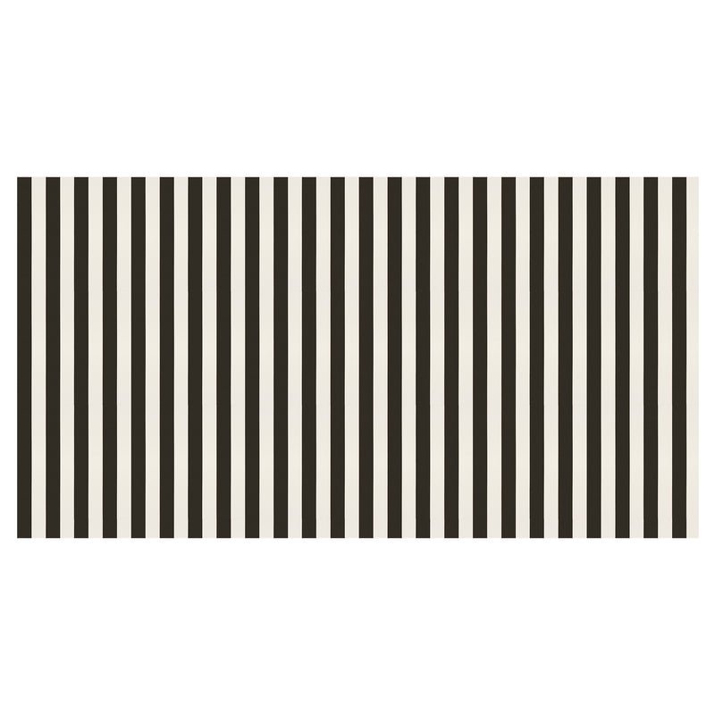 Black Striped Tablecloth by Meri Meri at Confetti Gift and Party