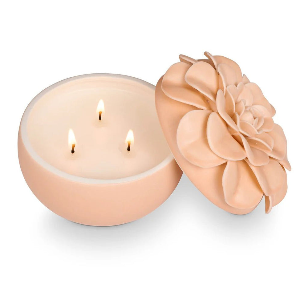 
                      
                        Blood Orange Dahlia Ceramic Flower Candle by Illume at Confetti Gift and Party
                      
                    