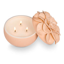  Blood Orange Dahlia Ceramic Flower Candle by Illume at Confetti Gift and Party