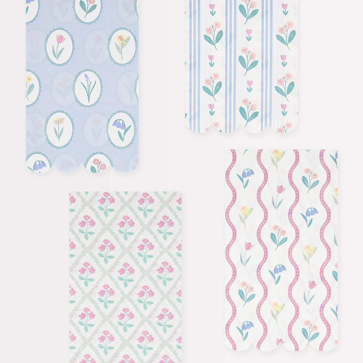 Bloomsbury Floral Guest Towels by Meri Meri at Confetti Gift and Party Tuscaloosa Alabama