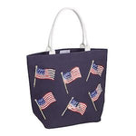 Blue Americana Sparkle Tote by Mud Pie at Confetti Gift and Party Tuscaloosa Alabama