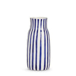 Blue and White Striped Vase 10.5" by Raz Imports at Confetti Gift and Party Tuscaloosa Alabama