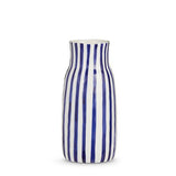 Blue and White Striped Vase 10.5" by Raz Imports at Confetti Gift and Party Tuscaloosa Alabama