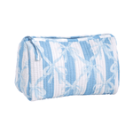 Blue Bow Block Print Zipper Case by Mud Pie at Confetti Gift and Party Tuscaloosa Alabama