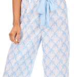 Blue Bow Pajama Pants by Mud Pie at Confetti Gift and Party Tuscaloosa Alabama