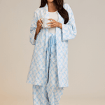 Blue Bow Pajama Pants by Mud Pie at Confetti Gift and Party Tuscaloosa Alabama