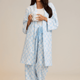 Blue Bow Pajama Pants by Mud Pie at Confetti Gift and Party Tuscaloosa Alabama