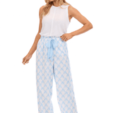 Blue Bow Pajama Pants by Mud Pie at Confetti Gift and Party Tuscaloosa Alabama