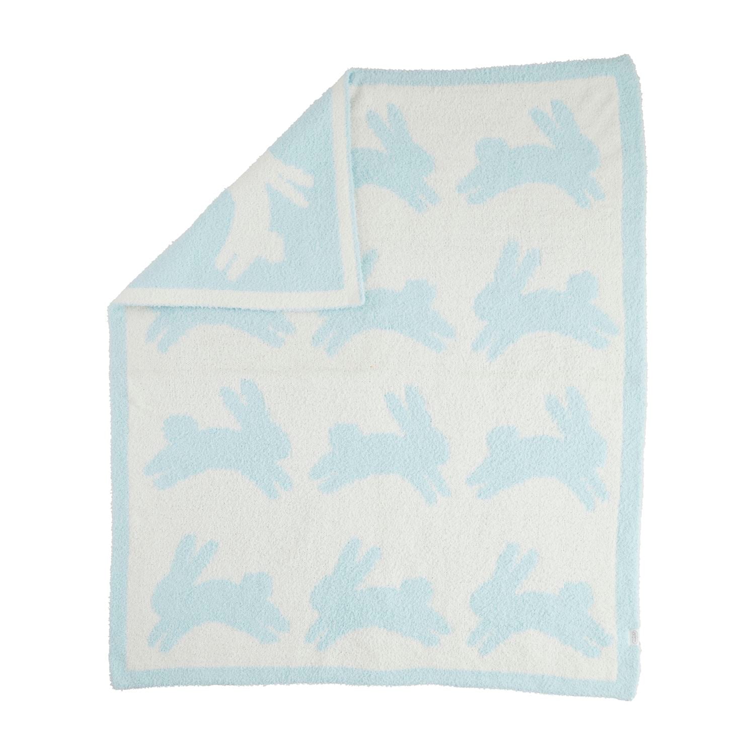 Blue Bunny Blanket by Mud Pie at Confetti Gift and Party Tuscaloosa Alabama