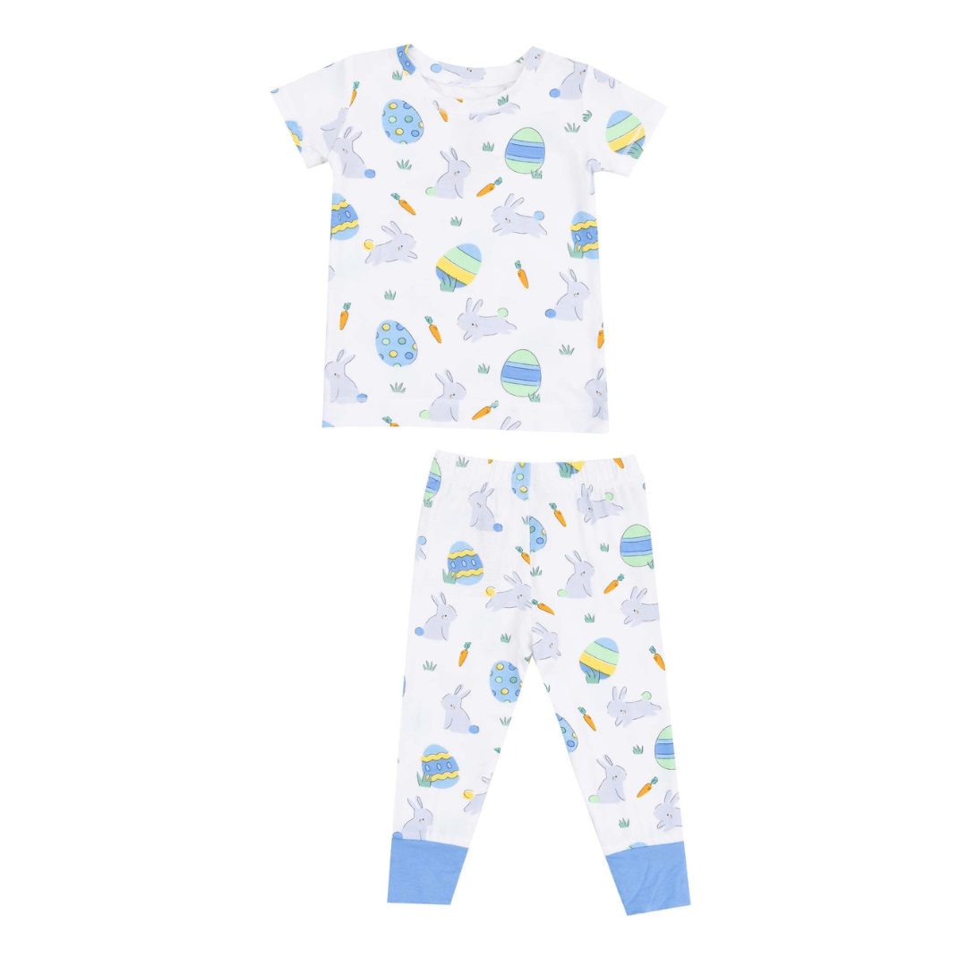 Blue Easter Bunnies S/S Loungewear Set by Angel Dear at Confetti Gift and Party Tuscaloosa Alabama