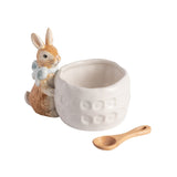 Blue Easter Bunny Dish by Mud Pie at Confetti Gift and Party Tuscaloosa Alabama