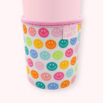 Blush Rainbow Smiley Face Drink Sleeve by Cleary Lane at Confetti Gift and Party Tuscaloosa Alabama