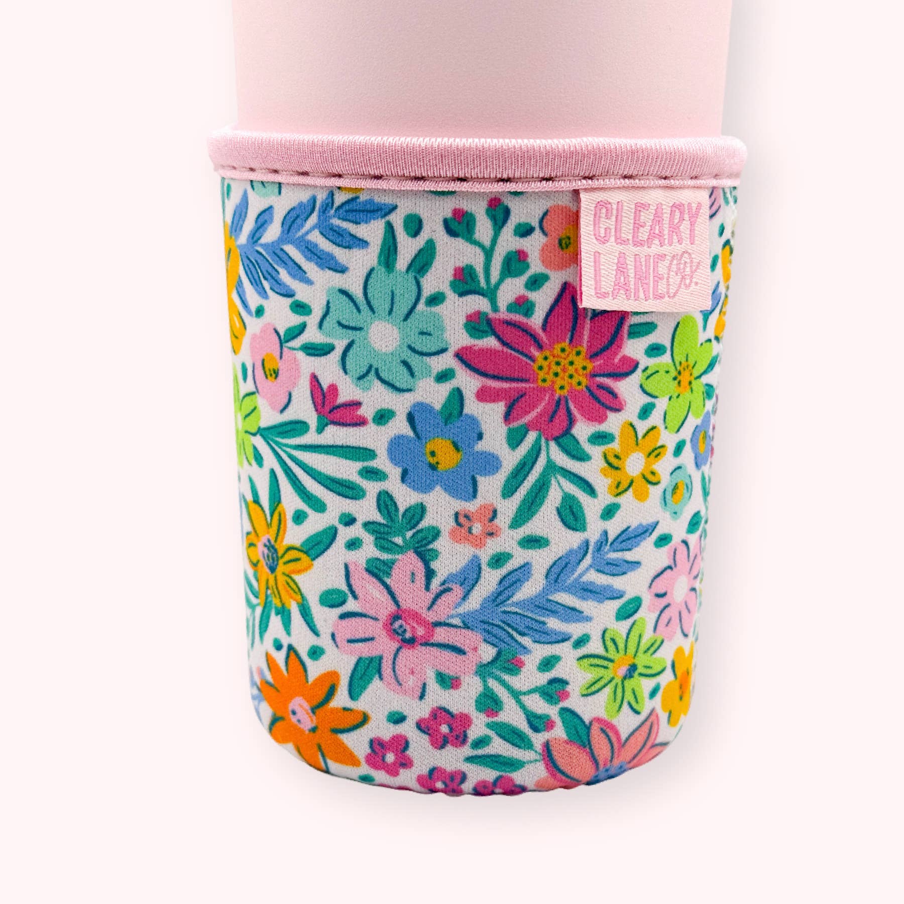 Blush Rainbow Thistle Coffee Cup Sleeve by Cleary Lane at Confetti Gift and Party Tuscaloosa Alabama