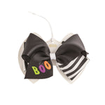 Boo Embroidered Bows by Mud Pie at Confetti Gift and Party Tuscaloosa Alabama