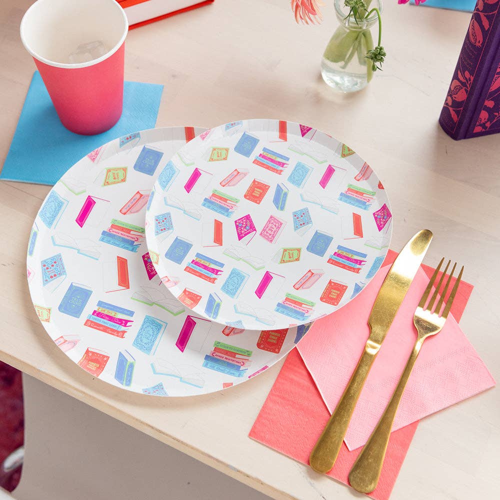 Book Club Dessert Plates by Jollity & Co. + Daydream Society at Confetti Gift and Party Tuscaloosa Alabama