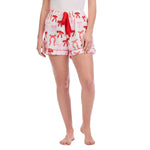 Bow Holiday Pajama Shorts by Mud Pie at Confetti Gift and Party Tuscaloosa Alabama