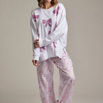 Bow Sparkle Sweatshirt by Mud Pie at Confetti Gift and Party Tuscaloosa Alabama