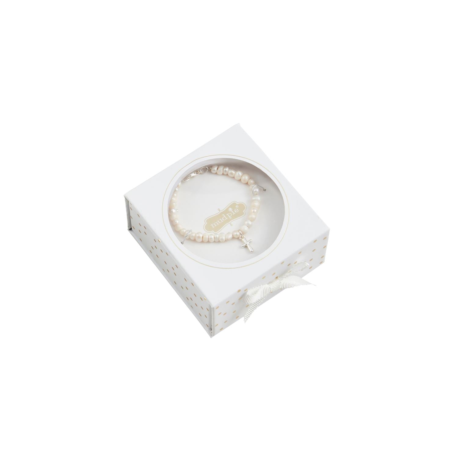 Boxed Cross Bracelet by Mud Pie at Confetti Gift and Party Tuscaloosa Alabama