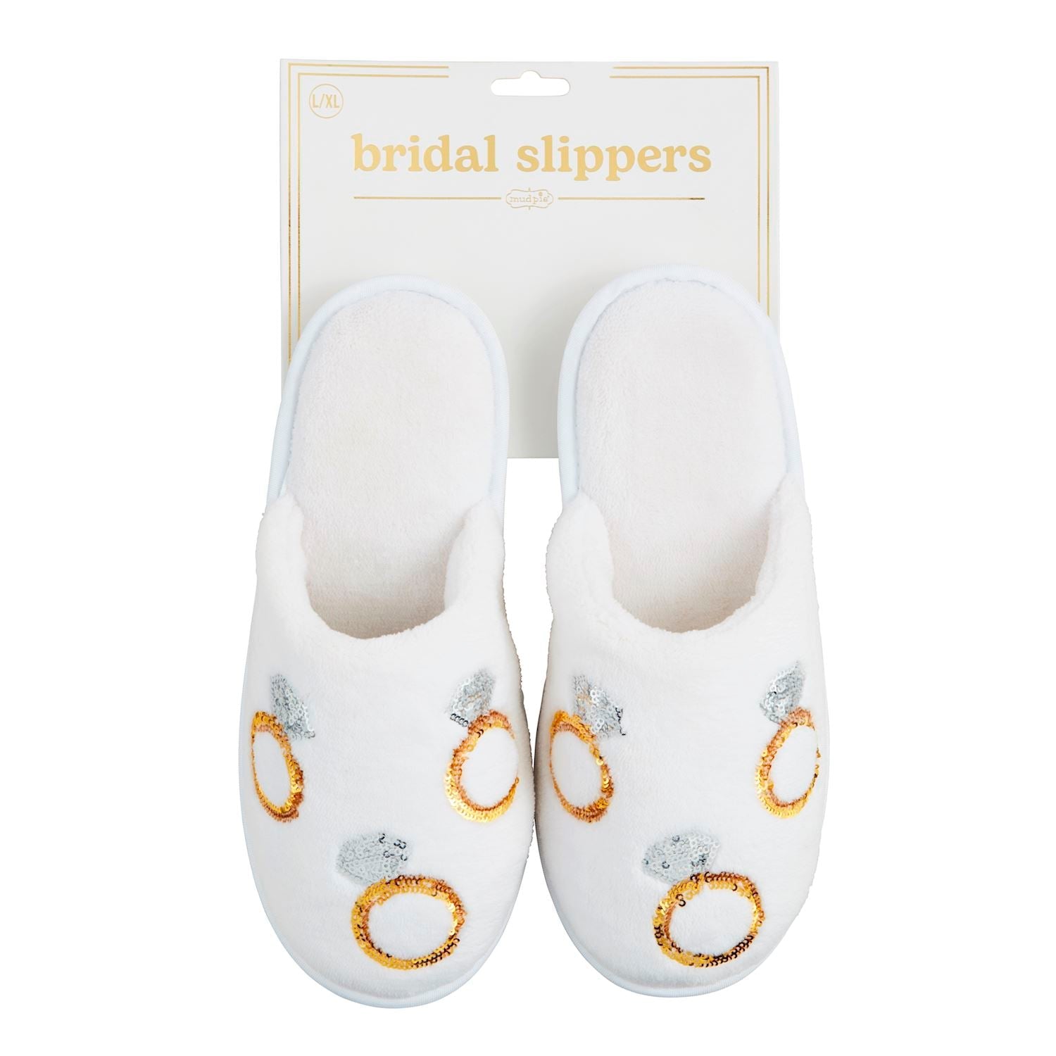 Bride Slippers by Mud Pie at Confetti Gift and Party Tuscaloosa Alabama