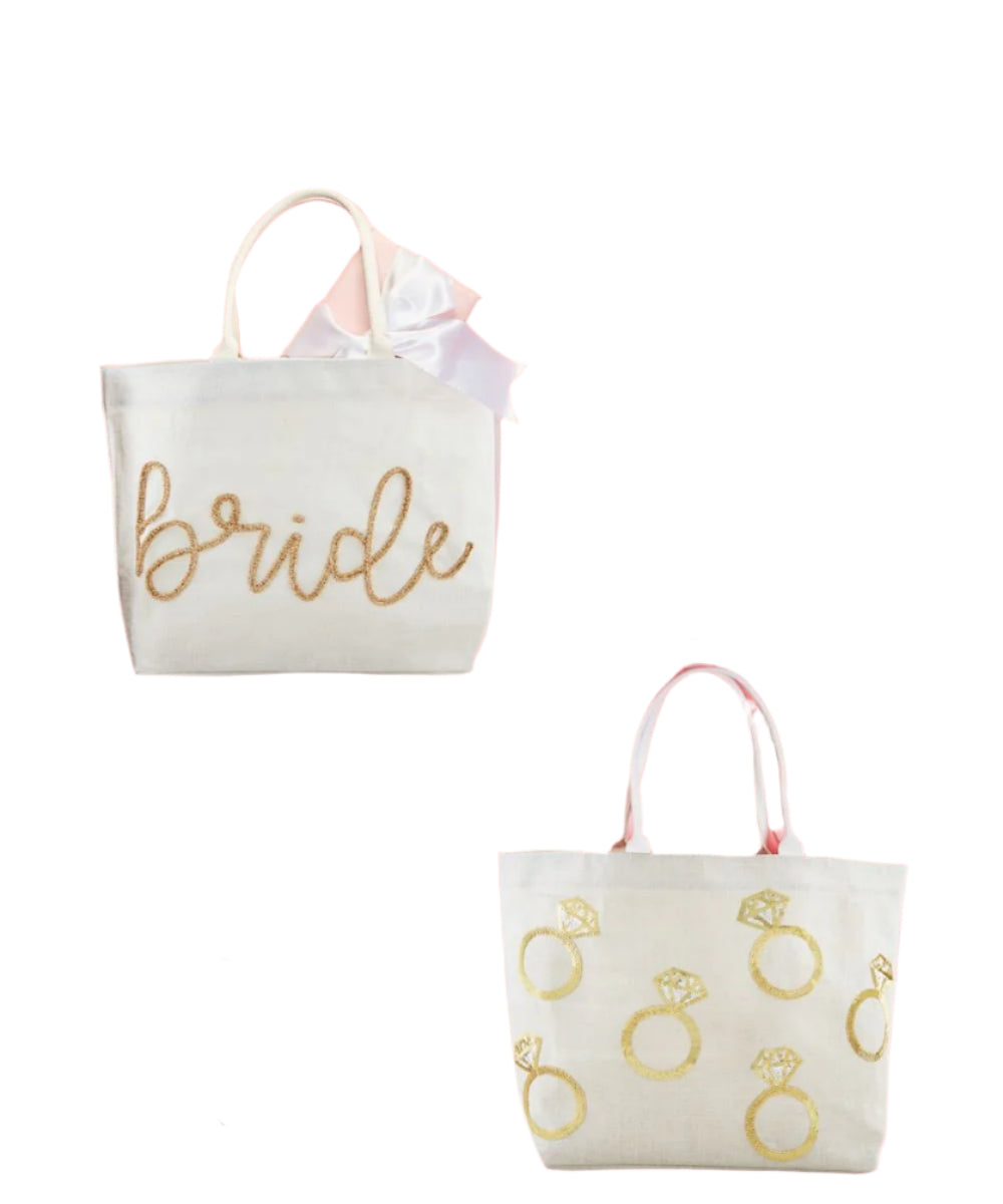 Bride Sparkle Tote by Mud Pie at Confetti Gift and Party Tuscaloosa Alabama