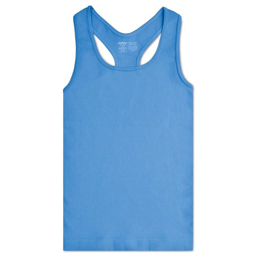 Bright Blue Ribbed Racerback Tank by Iscream at Confetti Gift and Party Tuscaloosa Alabama