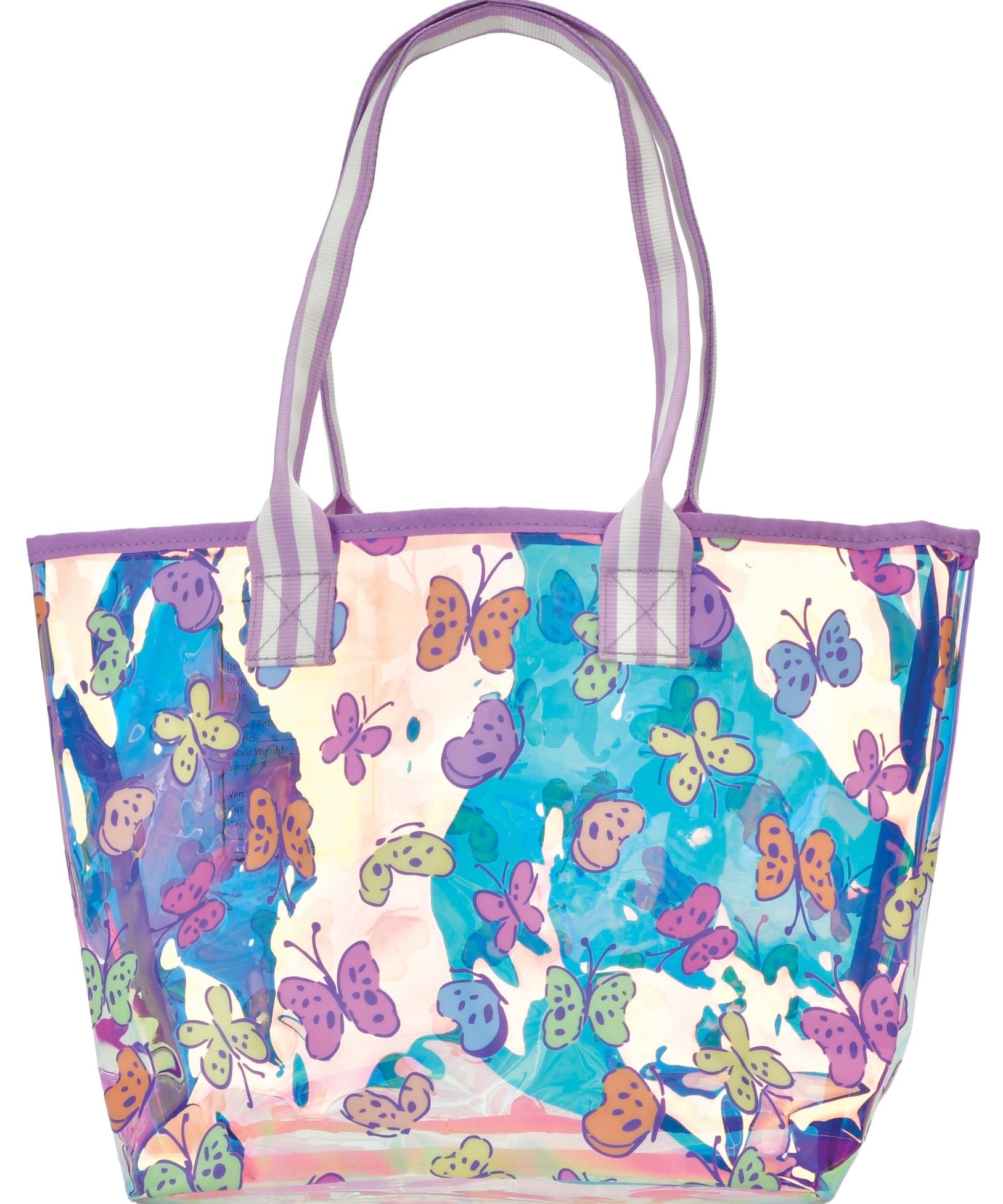 Bright Butterflies Clear Tote Bag by Iscream at Confetti Gift and Party Tuscaloosa Alabama