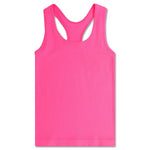 Bright Pink Ribbed Racerback Tank Top by Iscream at Confetti Gift and Party Tuscaloosa Alabama