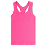 Bright Pink Ribbed Racerback Tank Top by Iscream at Confetti Gift and Party Tuscaloosa Alabama