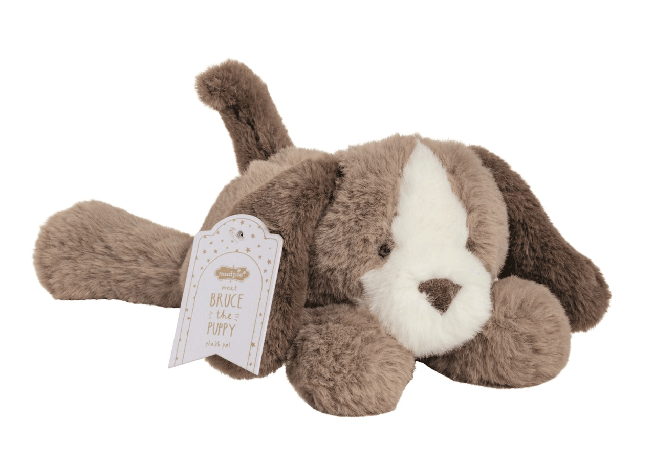 Bruce The Brown Puppy Plush Pal by Mud Pie at Confetti Gift and Party Tuscaloosa Alabama