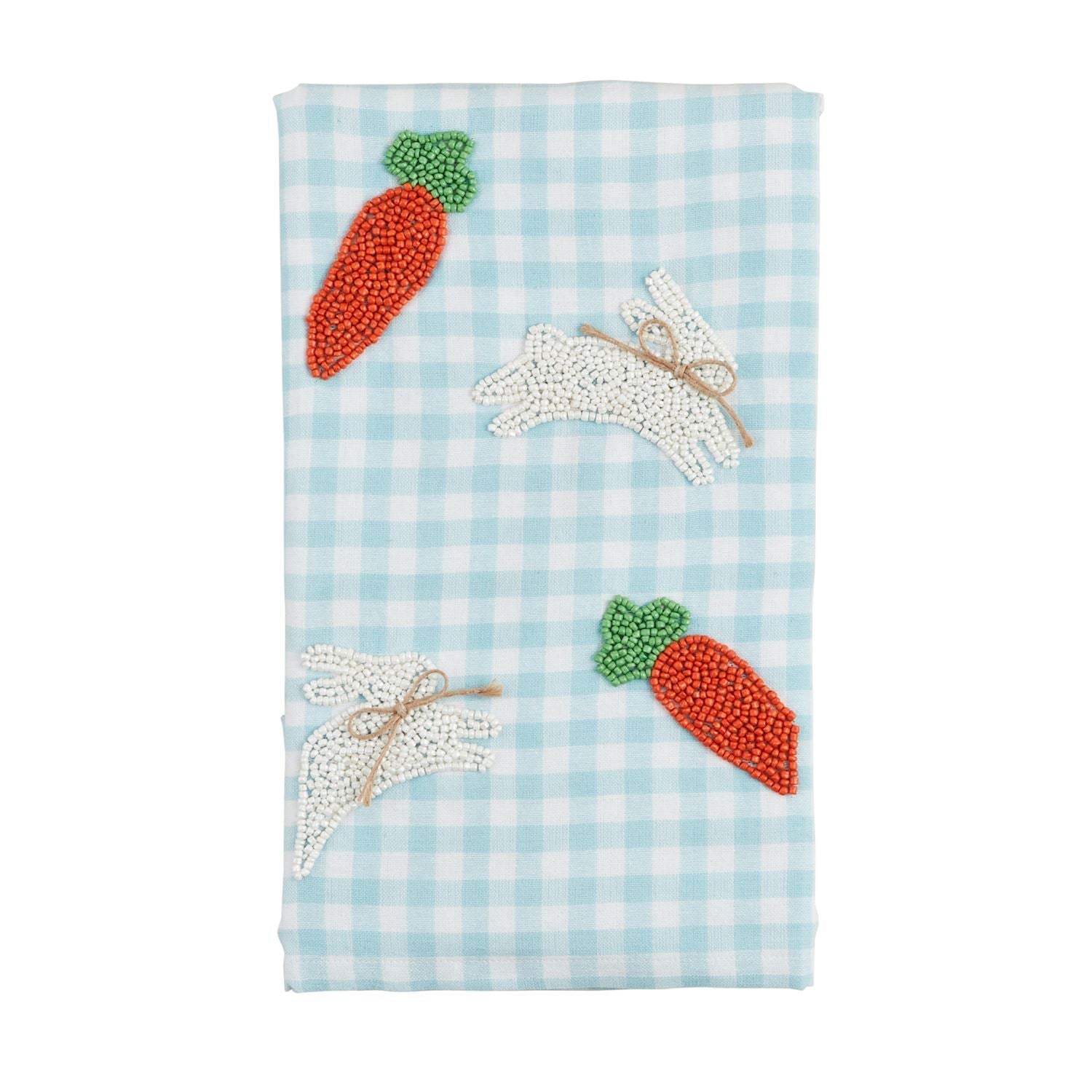 Bunny Carrot Easter Bead Towel by Mud Pie at Confetti Gift and Party Tuscaloosa Alabama