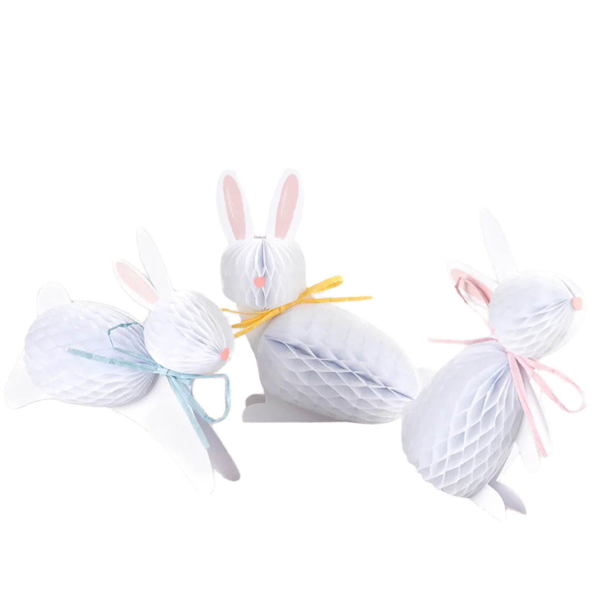 Bunny Honeycomb Decorations by Meri Meri at Confetti Gift and Party Tuscaloosa Alabama