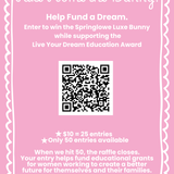 Bunny Raffle by Confetti Gift & Party at Confetti Gift and Party Tuscaloosa Alabama