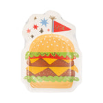 Burger Shaped Plate (8 ct) by My Mind’s Eye at Confetti Gift and Party Tuscaloosa Alabama