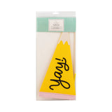 Occasions by Shakira Yay Pencil Felt Pennant
