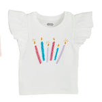 Candles Girl Birthday Tees by Mud Pie at Confetti Gift and Party Tuscaloosa Alabama